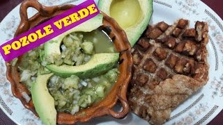 DESCUBRE COMO PREPARAR ESTE POZOLE VERDE ESTILO GUERRERO [upl. by Paderna]