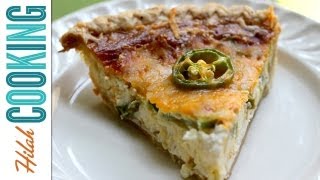 How to Make Jalapeño Popper Quiche  Hilah Cooking [upl. by Childs]