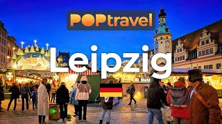 LEIPZIG Germany 🇩🇪  Winter Tour  4K 60FPS [upl. by Yrahcaz]