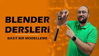 BLENDER DERSLERİ  ARA VERİP BASİT BİR KARAKTER MODELLEME BLENDER TUTORİAL  BEGİNNER LEARN BLENDER [upl. by Eiltan970]