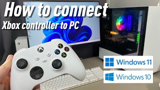 How to Connect Xbox Controller to PC  ALL METHODS [upl. by Ahsienal76]