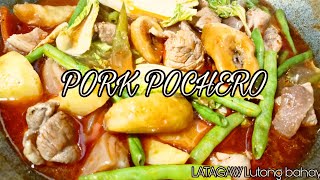 Pork Pocherohow to cook PocheroMukbang [upl. by Woothen]