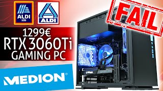 BESSER als selbst bauen MEDION Erazer P10 RTX 3060Ti Test [upl. by Josh]