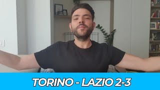 GRANDISSIMA PRESTAZIONE MA DOBBIAMO STARE PIÙ ATTENTI IN DIFESA  POST PARTITA TORINO  LAZIO 23 [upl. by Aihsyla]