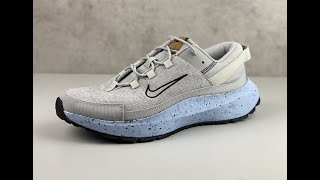 BEST NIKE CRATER REMIXA COLOURWAY YET  chambray grey  UNBOXING amp ON FEET  fashion shoes [upl. by Aramahs]