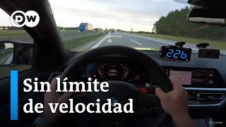 Sin límite de velocidad en las autopistas alemanas [upl. by Annamarie]