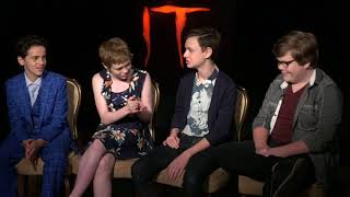 Jaeden Lieberher Jeremy Ray Taylor Sophia Lillis Jack Dylan Grazer for quotITquot [upl. by Culliton441]