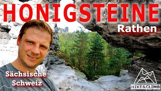 Kurz aber knackig  Tour über die Honigsteine mit Gipfel Honigstein  Sächsische Schweiz [upl. by Forest408]