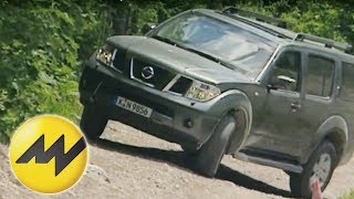 Nissan Pathfinder 25 dCi Der robuste OffroadJapaner im MotorvisionTest [upl. by Dorree]