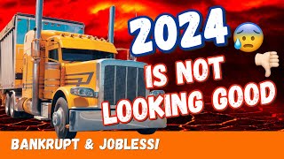 MORE Massive Trucking Layoffs  Its NOT Looking Good for the Trucking Industry in 2024 [upl. by Arayt]