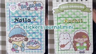 stickers journal mini part 217 🍩🍩 no cut youtube journal sticker [upl. by Nwahsar620]