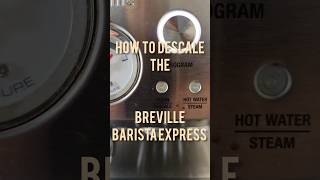 How to Descale Your Coffee Machine coffee baristaexpress [upl. by Alag77]