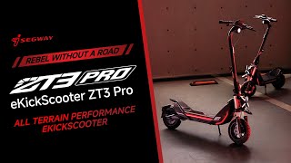 Segway ZT3 Pro  All Terrain Performance eKickscooter [upl. by Yemerej400]