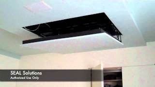 SEAL Solutions  Motorized Flip Down AUTON TV Lift [upl. by Rayner]