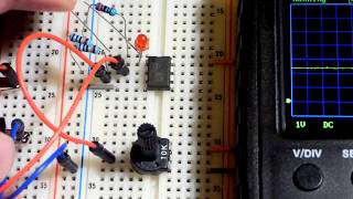 Negative feedback reducing LM358 low voltage single supply op amp output gain [upl. by Noteek]