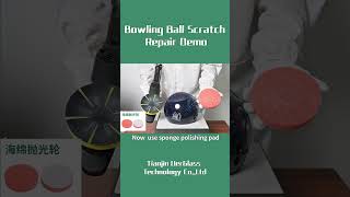 three steps to polish and resurface the bowling ball [upl. by Rebmyt]