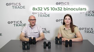 8x32 VS 10x32 binoculars  Optics Trade Debates [upl. by Heath]