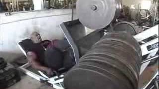 Ronnie Coleman Leg Press 1 tonelada [upl. by Inaffit]