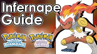 Infernape Guide amp Moveset for Pokemon Brilliant Diamond and Shining Pearl [upl. by Amadas]