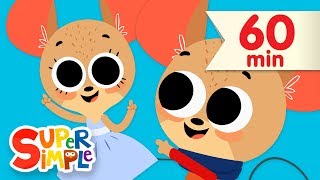 Wind The Bobbin Up   More Kids Songs  Super Simple Songs [upl. by Arhaz488]