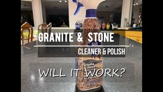 Granite Cleaner Review Will it Work diy cleaning review [upl. by Dominga]