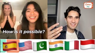 Indian POLYGLOT Takes Over Omegle [upl. by Erkan742]