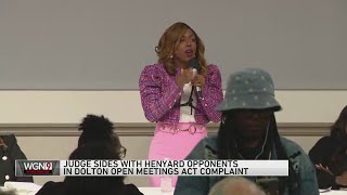 Dolton drama Judge sides with trustees over Henyard in meeting squabble [upl. by Aehsila94]