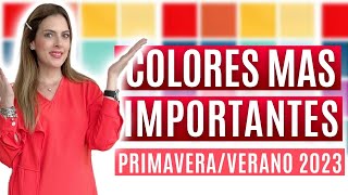 10 COLORES de MODA y COMBINACIONES Primavera Verano que AMARÁS TENDENCIAS de moda 2023 [upl. by Hendrick]