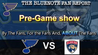 The BlueNote Fan Report Game Day live stlBlues vs TimeToHunt [upl. by Adnylam]