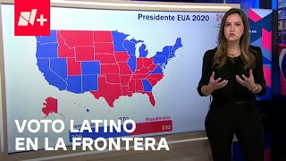 Elecciones de EE UU 2024 Voto latino en ciudades importantes de la frontera  Despierta [upl. by Otrevogir849]