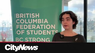 BC Federation of Students calls for systemic changes to make up for federal caps on international st [upl. by Eelarak]