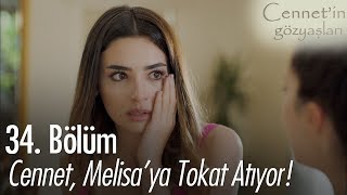 Cennet Melisaya tokat atıyor  Cennetin Gözyaşları 34 Bölüm [upl. by Kcirted]