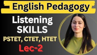 Lec2 Listening Skills A Comprehensive Guide in English Pedagogy [upl. by Athallia]