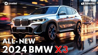 2024 BMW X3 Unveiled  The Next Generation BMWs Medium SUV [upl. by Ideih]