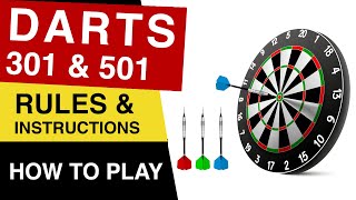 How to play Darts Game  Rules of Darts Board Game  Darts [upl. by Celeste435]