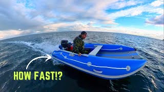 The FASTEST Inflatable BOAT I’ve ever used 🚀 [upl. by Nor]