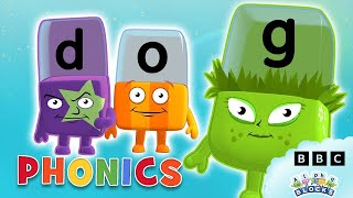 Phonics  Simple Spelling  Learn to Read  Alphablocks [upl. by Ralina]