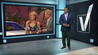 Pat Sajak and Vanna White on his favorite Vanna White story EMMYTVLEGENDSORG [upl. by Asilehc]