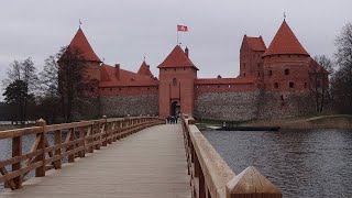 Trakai island castle Lithuanias fairytale castle [upl. by Colyer]