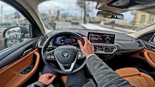 2022 BMW x3  20l 184hp   POV Test Drive [upl. by Jackie570]