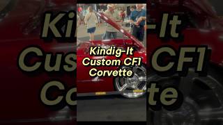 Custom CF1 Corvette Built By KindigIt Designs Mecum Harrisburg Beautiful Build Chevy Corvette [upl. by Dwyer]