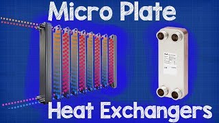 Micro Plate Heat Exchanger MPHE  How they work working principle hvac phx [upl. by Eednil]