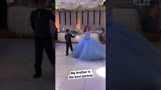 Brother sister waltz dance  Quinceañera [upl. by Aizat]