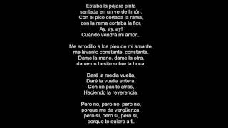 La pájara pinta letra  letra de Canción infantil [upl. by Lusa]