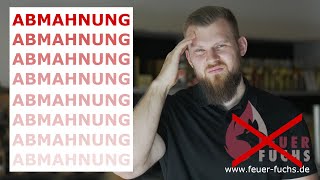 Abmahnung ist raus FeuerFuchsde abgemahnt [upl. by Jeffry]