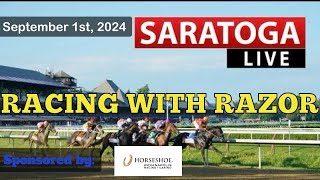 LIVE Horse Racing Handicapping  Saratoga  Kentucky Downs  Del Mar  Sun Sept 1st [upl. by Mallin38]