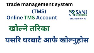 How To Open Online TMS account l Online TMS Registration l Share Market Nepal l Nepse [upl. by Ylrac58]