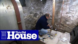 How to Install a Water Pressure Reducing Valve  This Old House [upl. by Bo21]