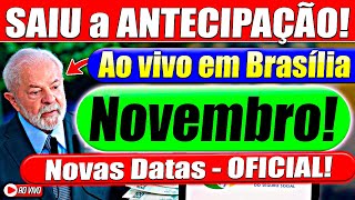 INSS Antecipa NOVEMBRO Confira o Calendário e Solicite HOJE [upl. by Aleksandr]