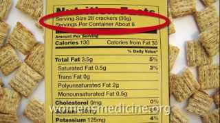 Nutrition Labels 101 What is a serving size and how do I calculate calories [upl. by Stutzman]